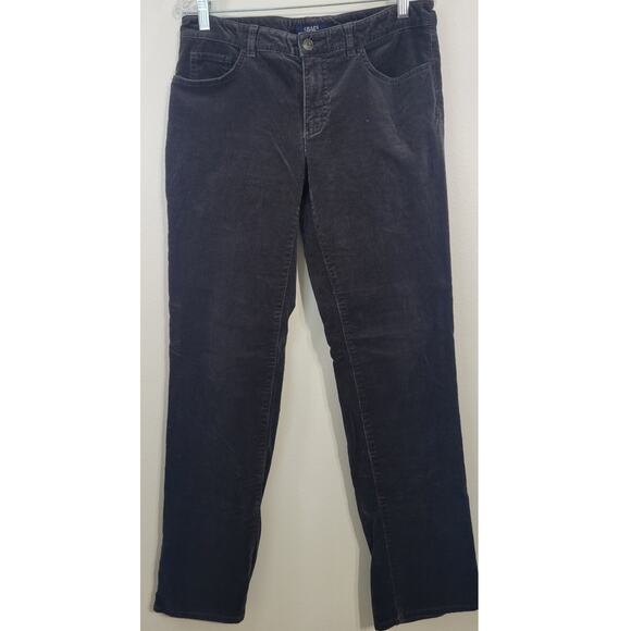 Chaps Corduroy Pants Womens Size 6 Straight Leg Boho Hippie Skater Classic Pants - Picture 1 of 6